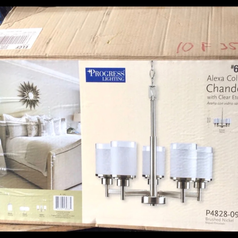 Progress Lighting 5-Light Chandelier NIOB